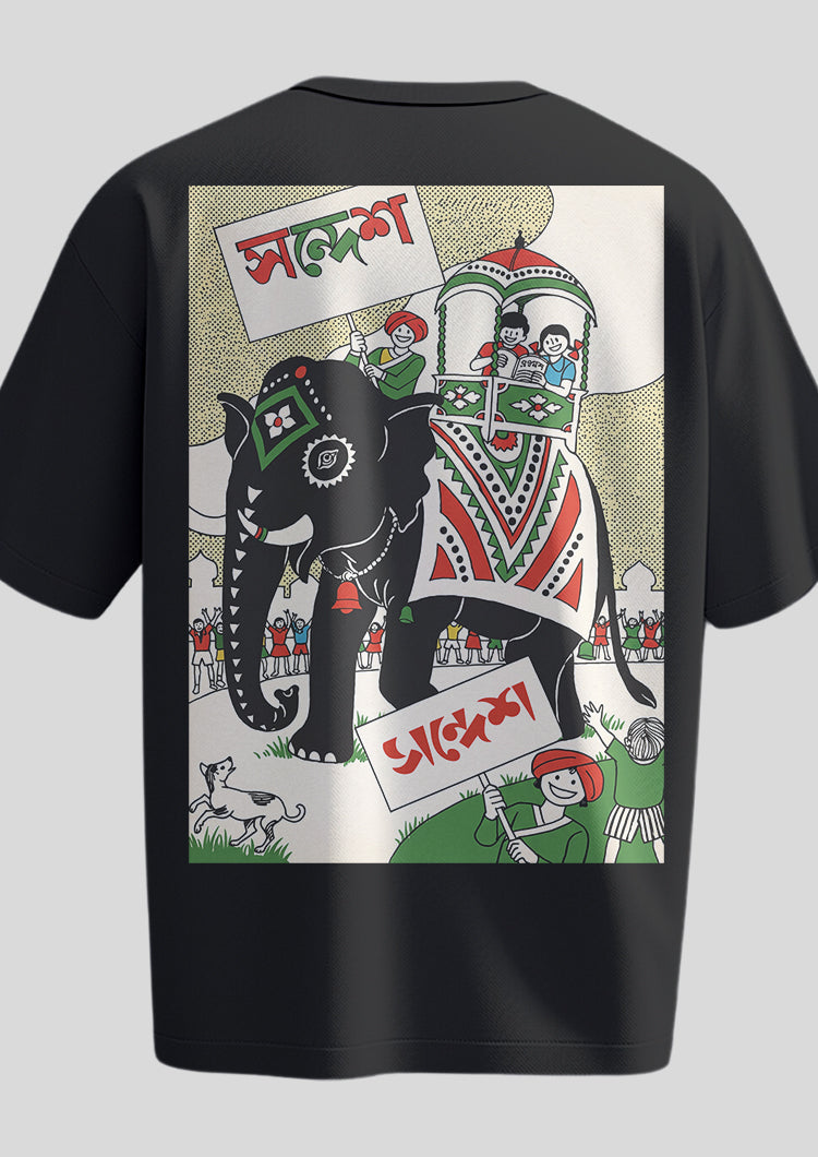 Sandesh Boishakh 1393 Oversized T-shirt