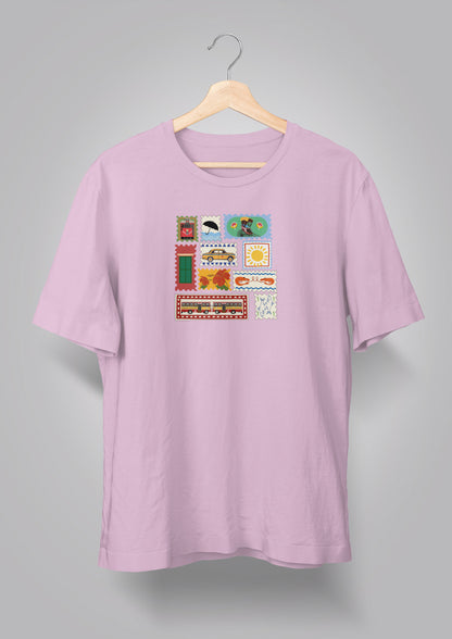 Kolkata Stamp Unisex T-shirts