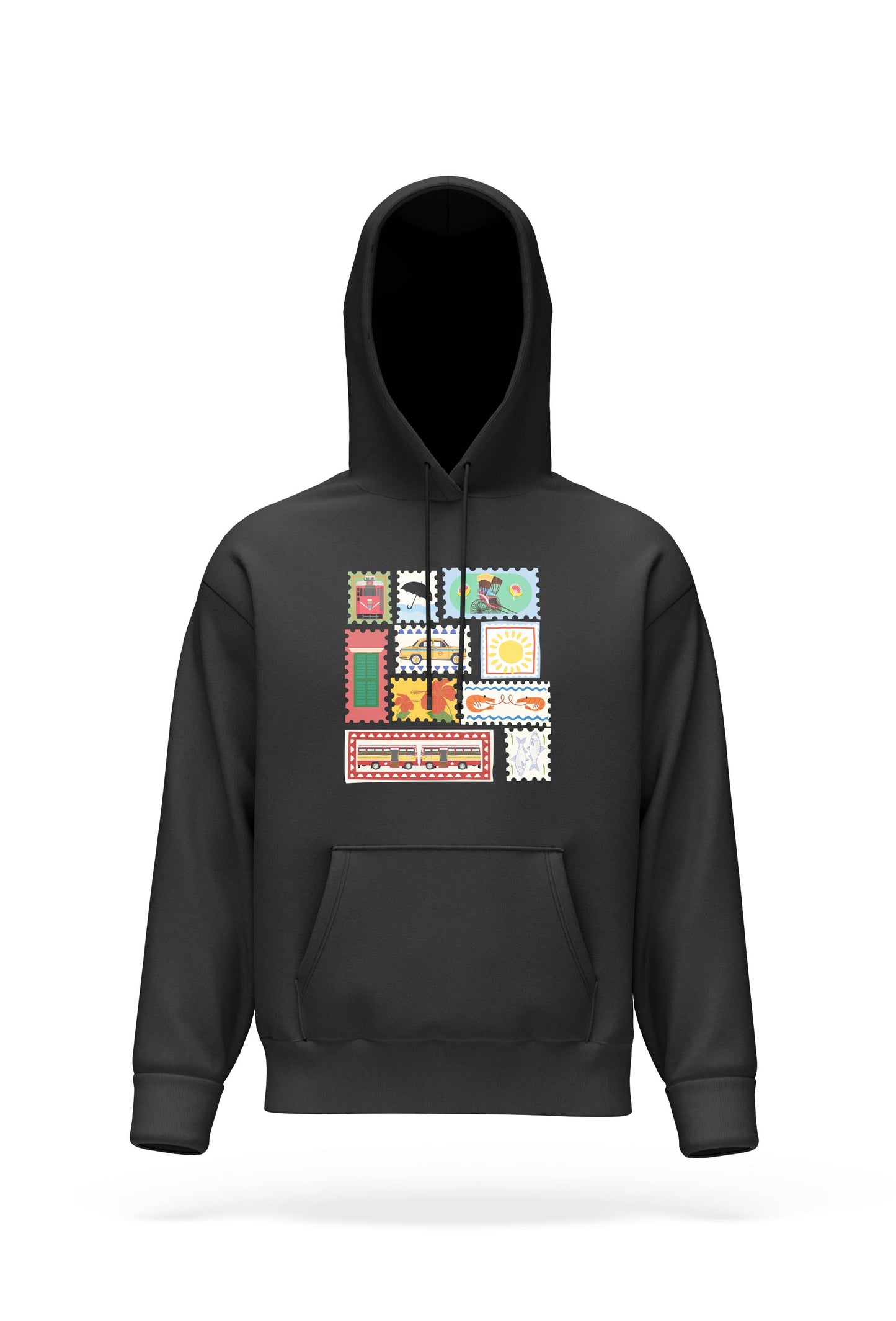 Kolkata Stamp Hoodie Unisex