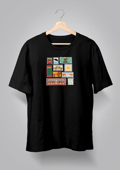Kolkata Stamp Unisex T-shirts