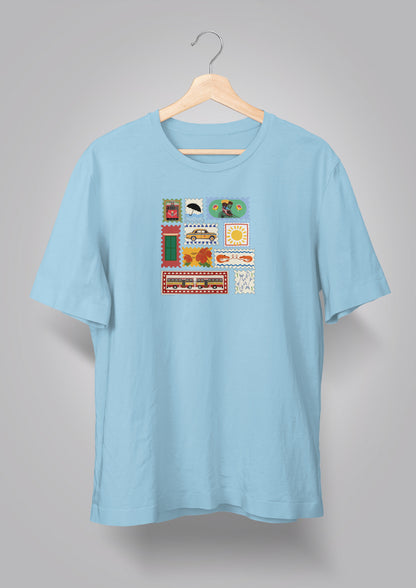 Kolkata Stamp Unisex T-shirts