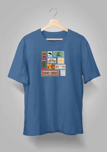 Kolkata Stamp Unisex T-shirts