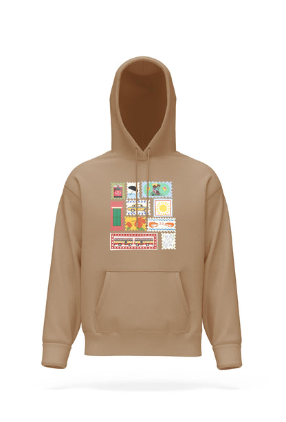 Kolkata Stamp Hoodie Unisex