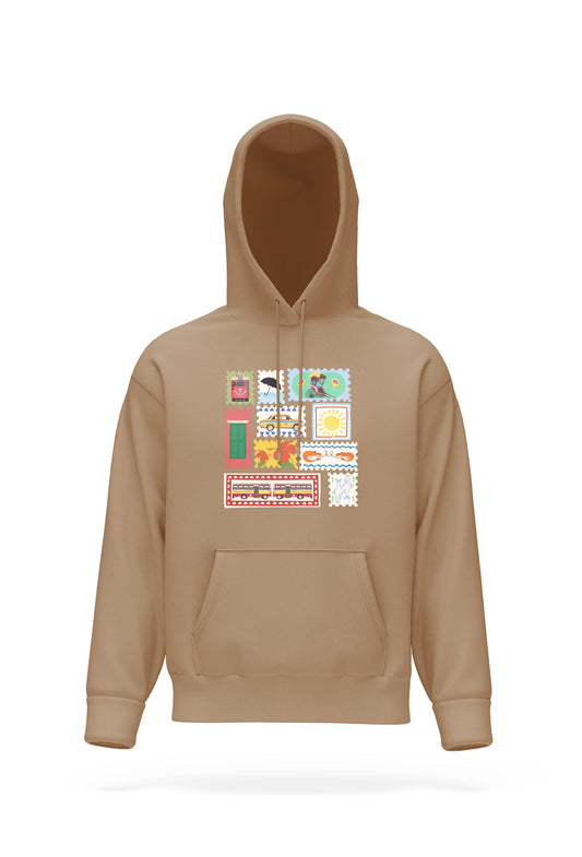 Kolkata Stamp Hoodie Unisex
