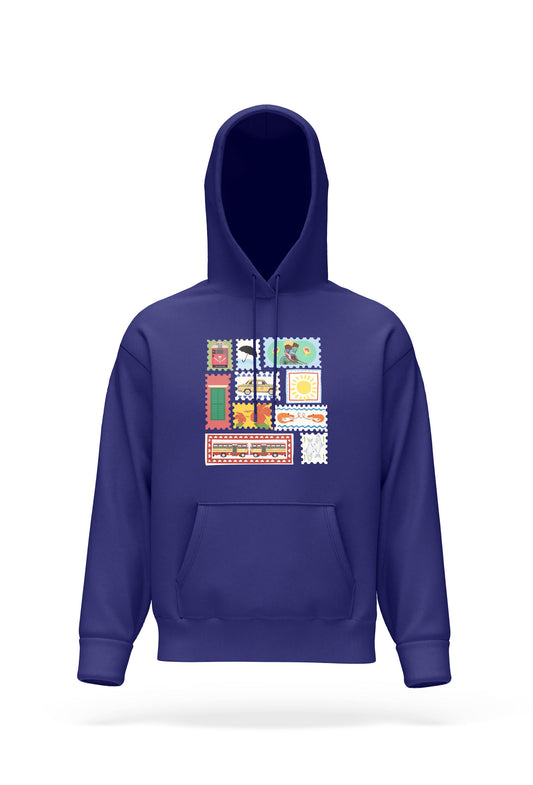 Kolkata Stamp Hoodie Unisex