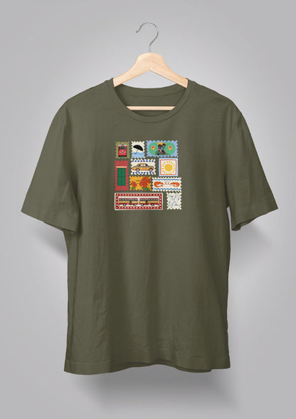 Kolkata Stamp Unisex T-shirts