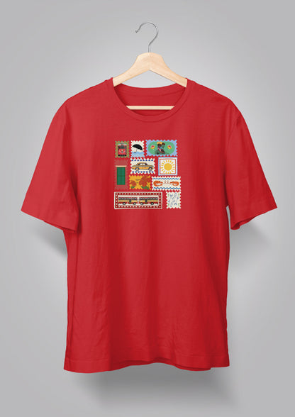 Kolkata Stamp Unisex T-shirts
