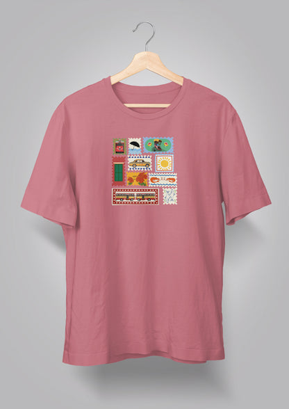 Kolkata Stamp Unisex T-shirts