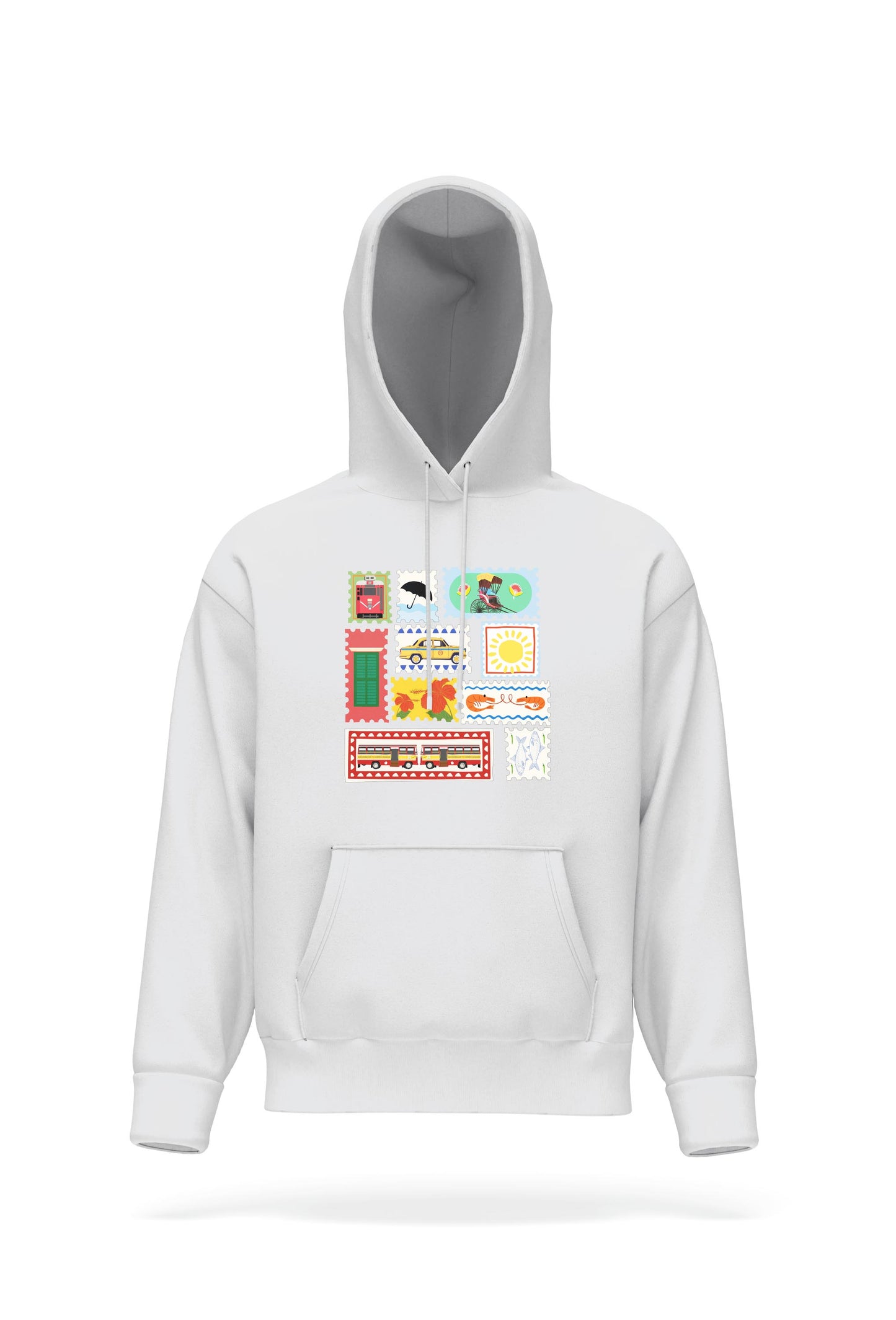 Kolkata Stamp Hoodie Unisex