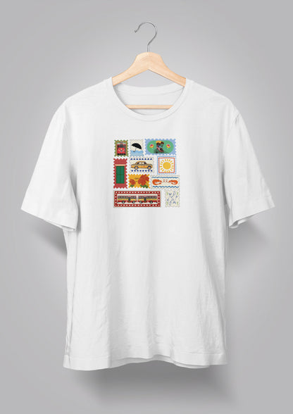 Kolkata Stamp Unisex T-shirts