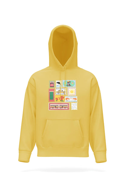 Kolkata Stamp Hoodie Unisex
