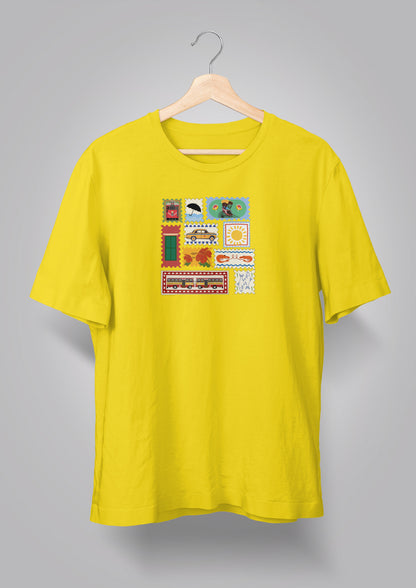 Kolkata Stamp Unisex T-shirts