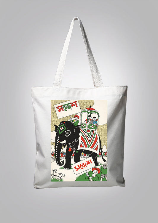 Sandesh Boishakh 1393 White Tote Bag