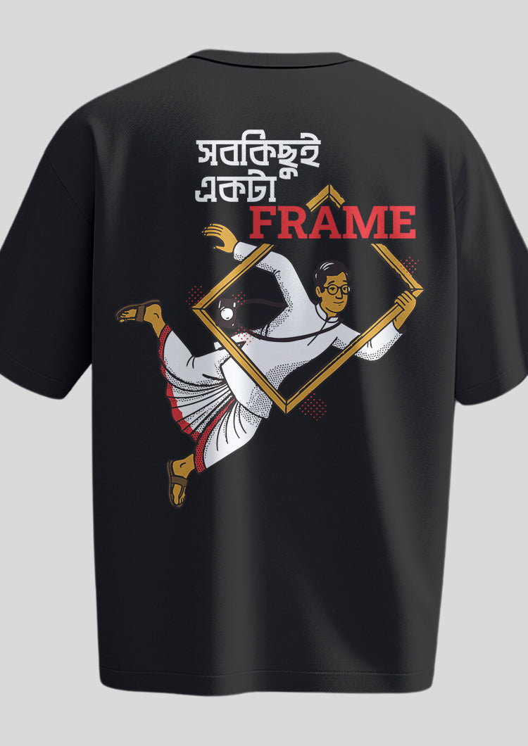 Sob Kichhui Ekta Frame Male Oversized T-Shirt