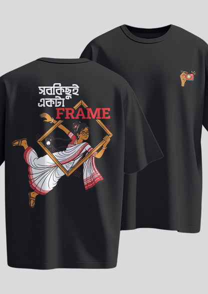 Sob Kichhui Ekta Frame Female Oversized T-Shirt