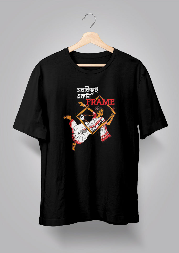Sob Kichhui Ekta Frame Female T-shirt