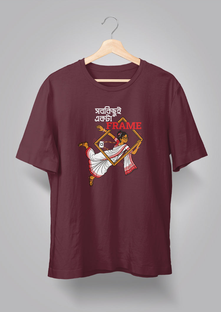 Sob Kichhui Ekta Frame Female T-shirt
