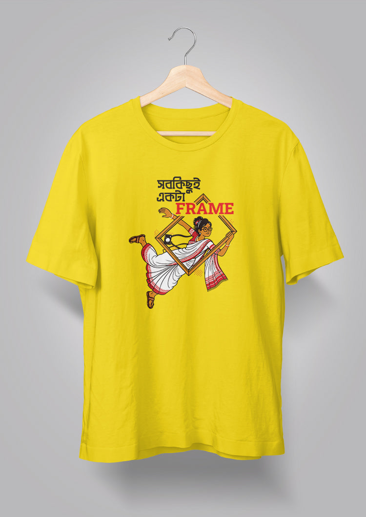 Sob Kichhui Ekta Frame Female T-shirt