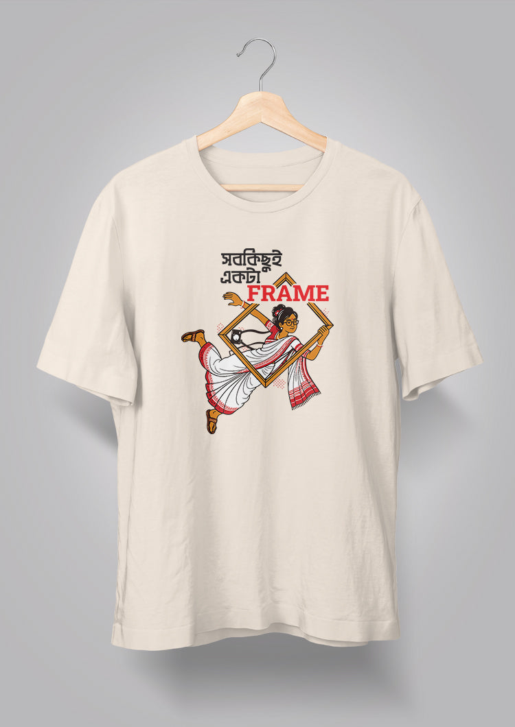 Sob Kichhui Ekta Frame Female T-shirt