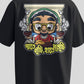Paate Luchi Haate Dhunuchi Oversized T-shirts