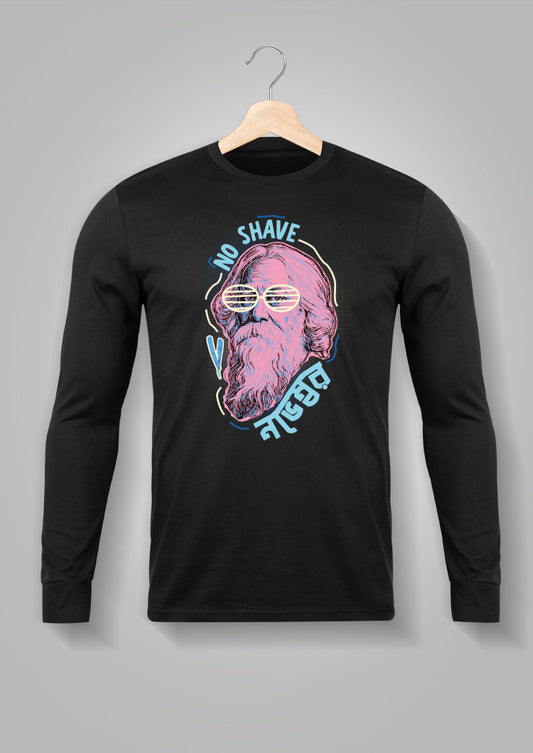 No Shave November Full Sleeve T-shirts