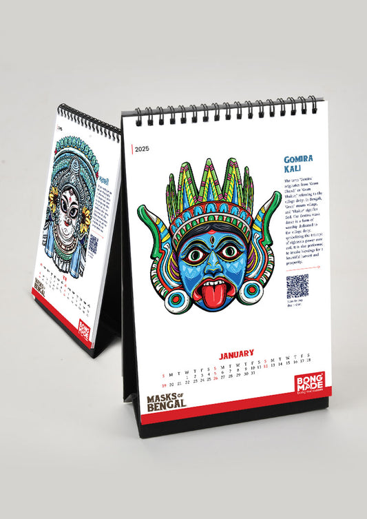 Masks Of Bengal Calendar 2025