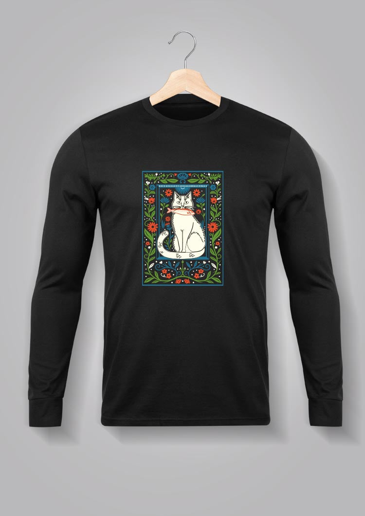 Cat Full Sleeve T-shirts
