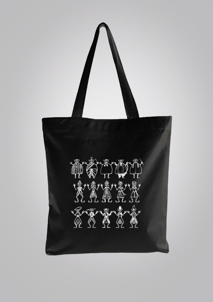 Bhooter Naach Black Tote Bag