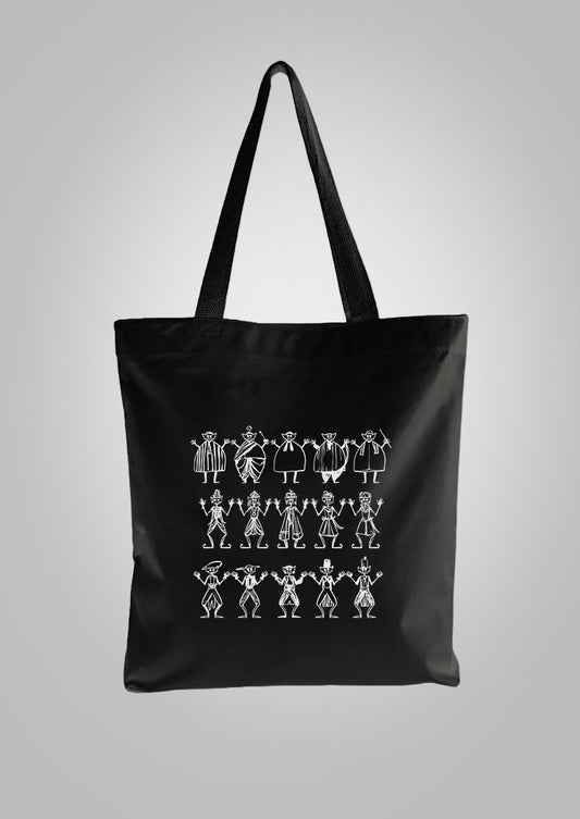 Bhooter Naach Black Tote Bag