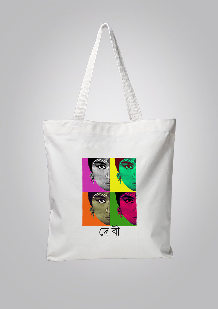 Debi White Tote Bag