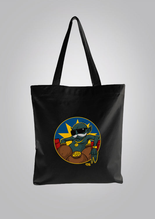 Jokkho Black Tote Bag
