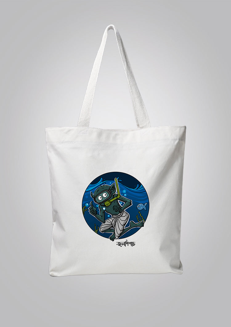 Jolpishach White Tote Bag