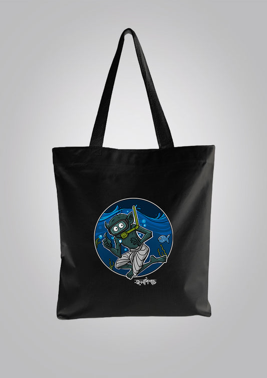Jolpishach Black Tote Bag