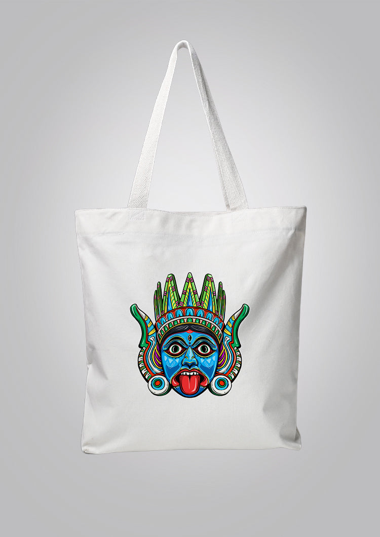 Gomira Kali White Tote Bag