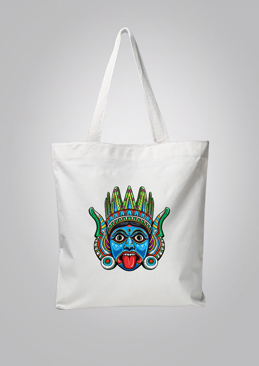 Gomira Kali White Tote Bag