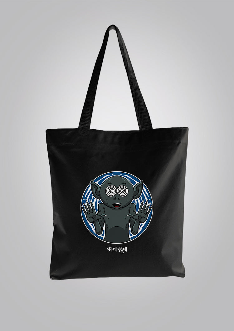 Kana Bhulo Black Tote Bag