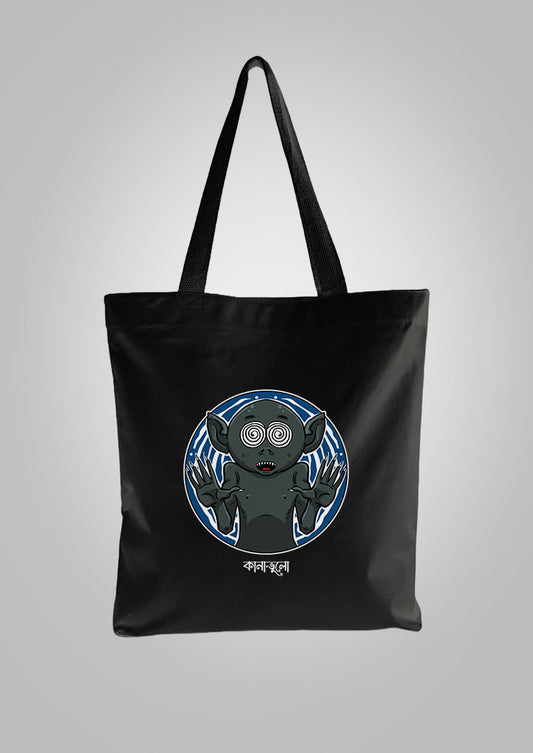 Kana Bhulo Black Tote Bag