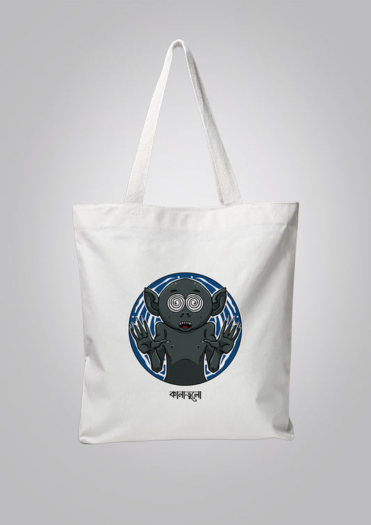 Kanabhulo White Tote Bag