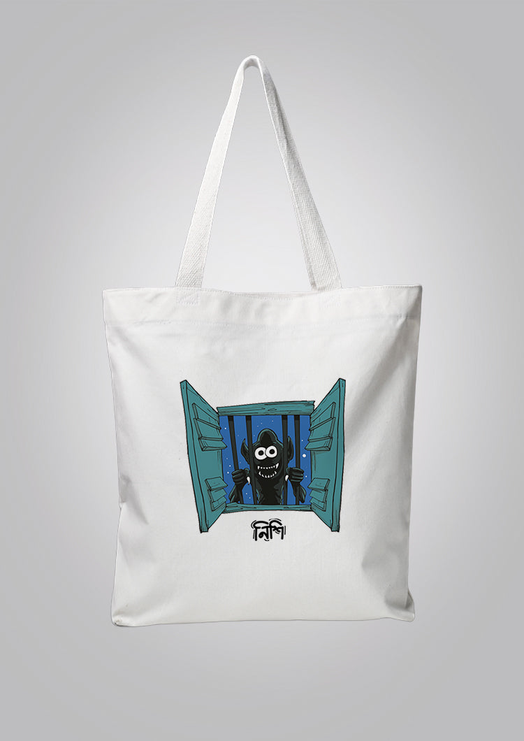 Nishi White Tote Bag