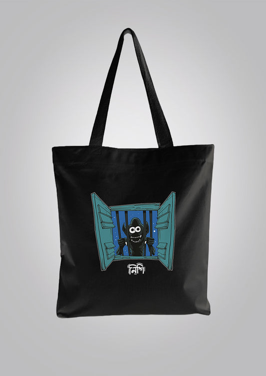 Nishi Black Tote Bag