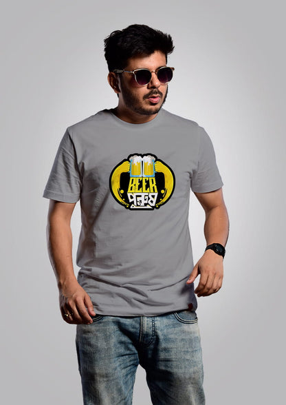 Beer Purush - Bengali Graphic T-shirt