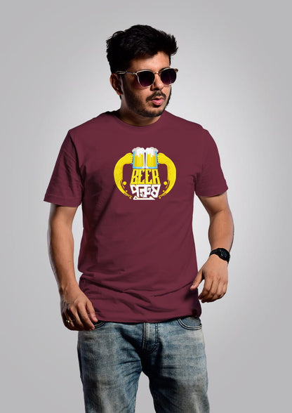 Beer Purush - Bengali Graphic T-shirt