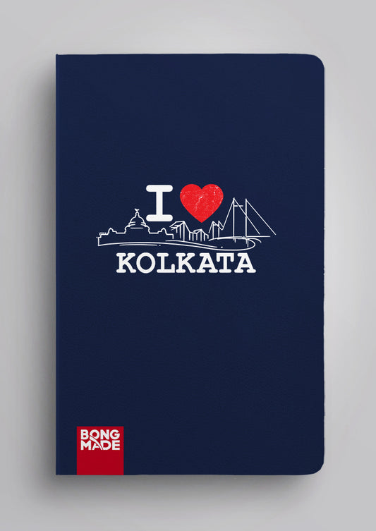 I Love Kolkata Navy Blue Diary