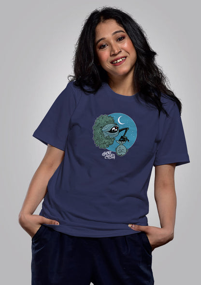 Mecho Petni Printed Women T-Shirts