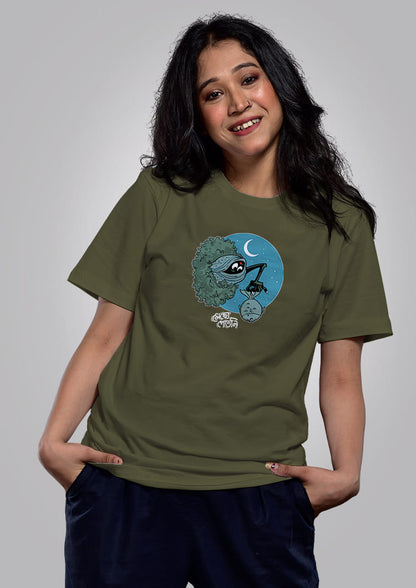 Mecho Petni Printed Women T-Shirts